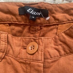 ETAM Rust Orange Cotton Pants M